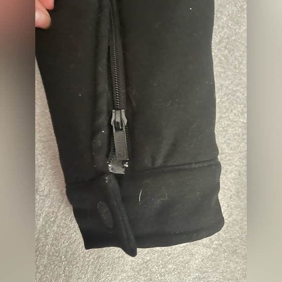 [48/US M]ARMANI JEANS Z6K75 BLACK QUILTED NYLON/WOOL Bomber JACKET - Picture 10 of 13